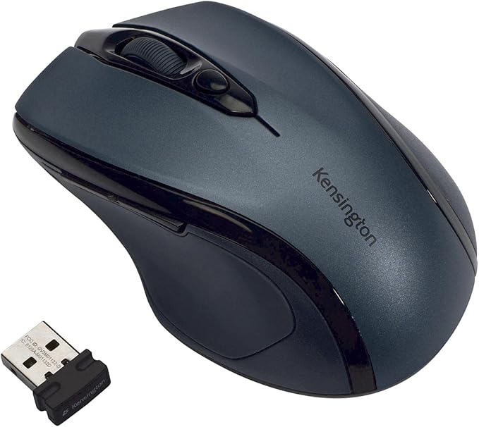 Kensington Pro Fit Mid-Size Wireless Mouse Graphite Gray (K72423AM)