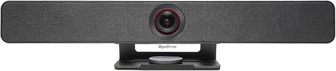 4K Video Conference Room Camera with AI Auto Framing Presenter &amp Speaker Tracking 120° Wide-Angle Webcam 5X Digital Zoom 4-Mic Array &amp 2 Speakers Works with Microsoft Teams Zoom Google