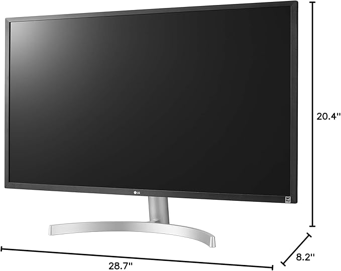 LG Ultrafine 32-Inch Computer Monitor 32UL500-W VA with HDR 10 Compatibility and AMD FreeSync White