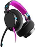Skullcandy SLYR Pro Multi-Platform Wired Gaming Headset Removable Mic Lightweight Design Ultra-Soft Memory Foam Ear Cushions Mute and Volume Controls PC Xbox PlayStation - Black Digi-Hype