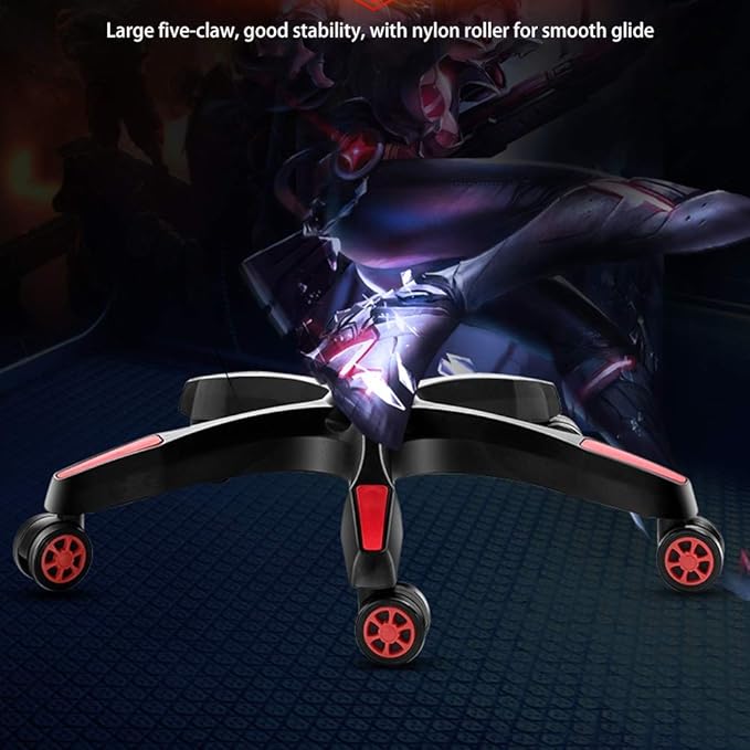 Swivel Chair Gaming Chair Ergonomics Liftable Office Chair Massage Lumbar Support Racing Chair for Student Dormitory OfficeBlack