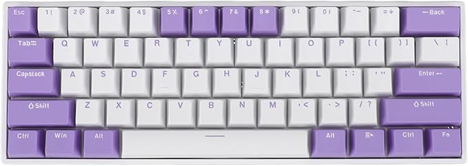 EBTOOLS Gaming Keyboard Dynamic RGB Wired Gaming Keyboard 61 Keys for PC