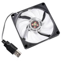 Notebook Fan 8010 80X80X10mm 5V USB Fan Blue led
