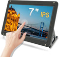 7 inch Raspberry Pi Monitor Touchscreen with Case Touch Display 7 inch LCD Screen 1024x600 IPS Small HDMI Monitor Speakers for Win Driver Free