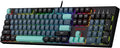 Redragon K582 SE Wired RGB Gaming Keyboard 104 Keys Mechanical Keyboard w/Mixed Color Round PBT Keycaps Dynamic 16.8M RGB Backlit &amp Linear Red Switch Redefine Software Supported