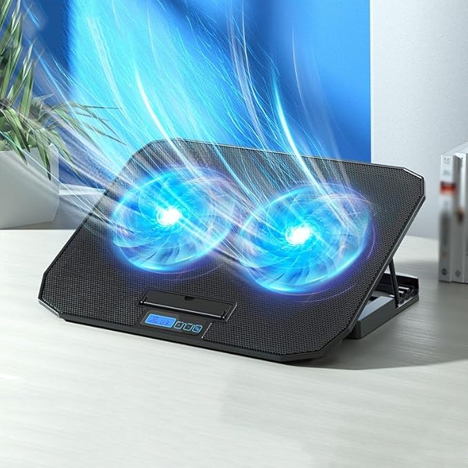 JSEIAJB Laptop Heat Sink Fan Metal Mesh Computer Base Bracket