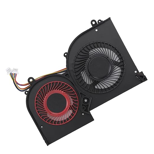 Cooling Fan Laptop Cooler Fan Replacement Compact Aluminum Quiet 4 Pin Power Connector for MS 16Q5 for P65 (GPU)