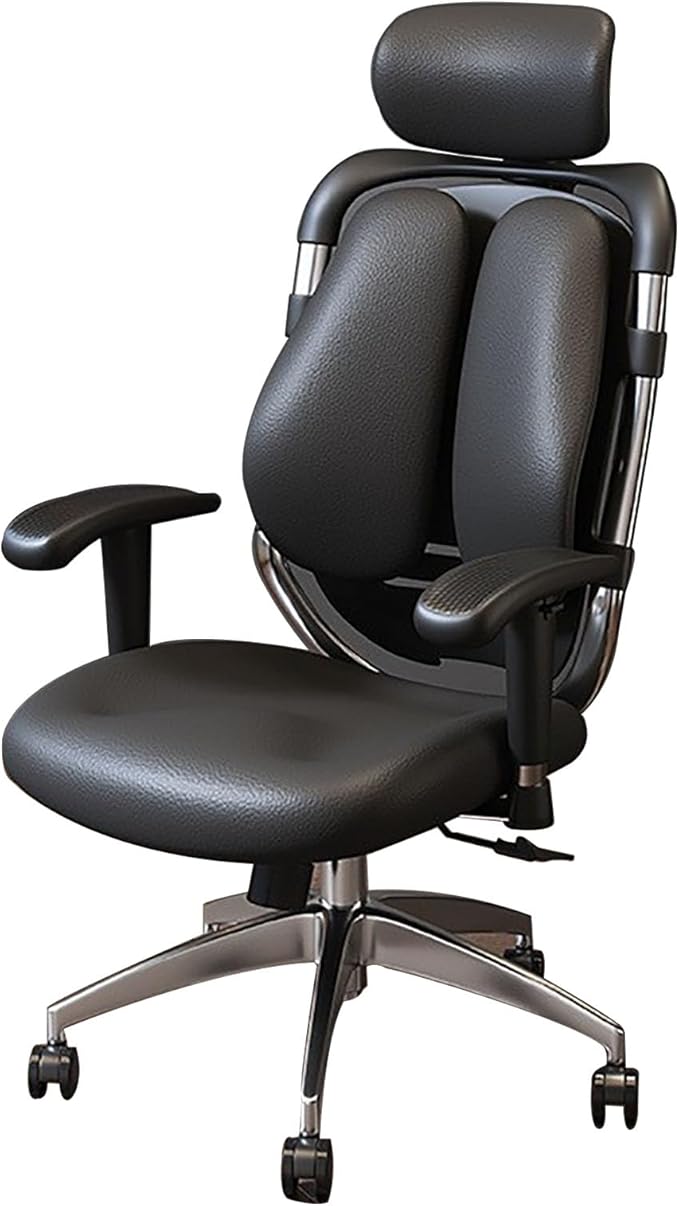 JSWHYBD Gaming Chair with Footrest Office Chair High Back Ergonomic Computer Chair with Lumbar Support Task Chair Reclining Computer Chair Gaming Video Black