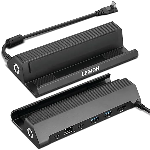 Legion Go USB-C Hub Dock for Legion Go – 6-in-1 Dock Port Expansion Charging Video Ethernet Support
