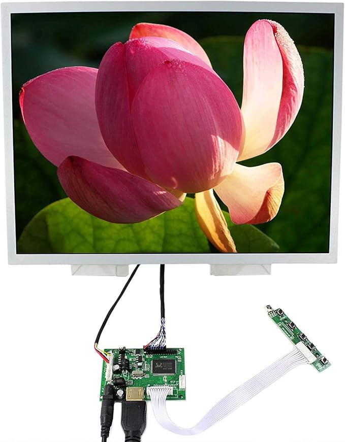 VSDISPLAY 15 LQ150X1LG96 15 inch 1024x768 LCD Screen high Brightness Display with 1050 cd per m² Work with LCD Controller Driver Board(Board)
