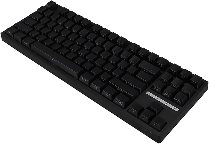 Pongnas RGB Backlit Mechanical Gaming Keyboard Gaming Keyboard 2.4G 5.0 Type C Wired Blue Switch 87 Keys for PC Laptop with Multiple Light Effects