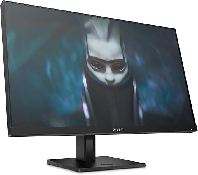 HP OMEN 23.8 FHD 165Hz Gaming Monitor FHD Display (1920 x 1080) IPS panel 99% sRGB 90% DCI-P3 16:9 AMD FreeSync Premium Technology 24 (2023)Black