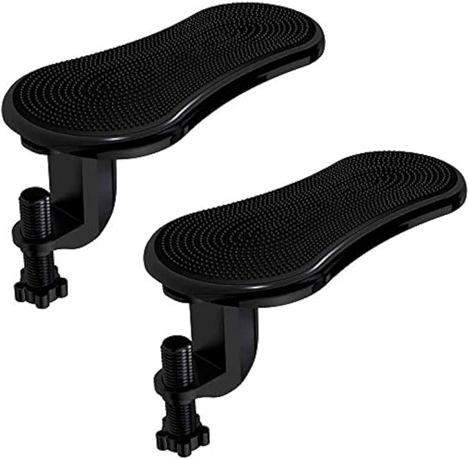 Armrest SupportAdjustable Wrist Rest ExtenderErgonomic Design Arm Rest Pad for ElbowRelease Stress &amp Eliminate Pain No Assemble Required2 Pack by STA