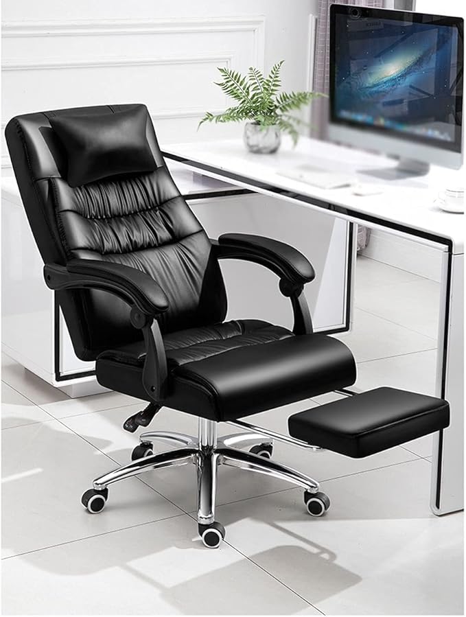 Chair Ergonomic Computer Gaming Chairs Cowhide Massage Chair Adjustable Recliner with Footrest