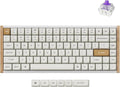 Keychron K2 HE Rapid Trigger Wireless Custom Keyboard with Hall Effect Gateron Double-Rail Magnetic Switch 2.4 GHz QMK Bluetooth 5.2 RGB Compatible with Mac Windows Linux (Aluminum + Wood)