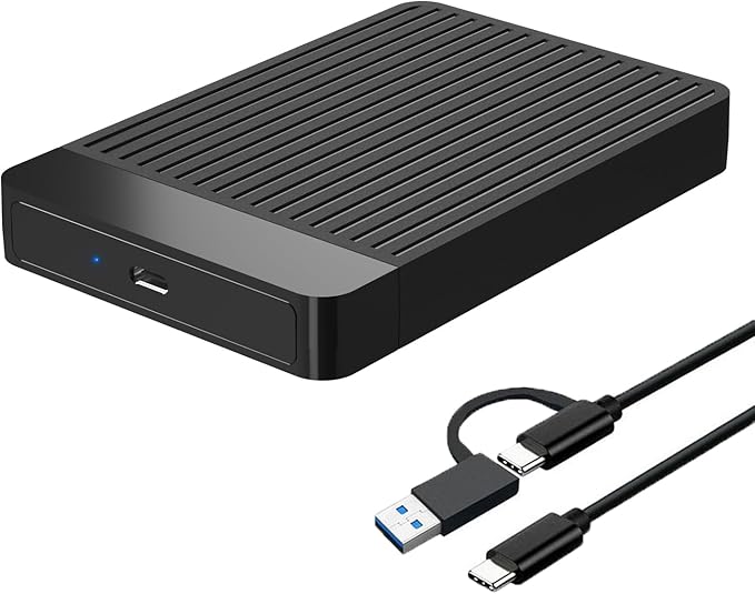 750GB Ultra Slim Portable External Hard Drive 2.5'' HDD USB 3.1 Type-C Storage for PC Mac Laptop