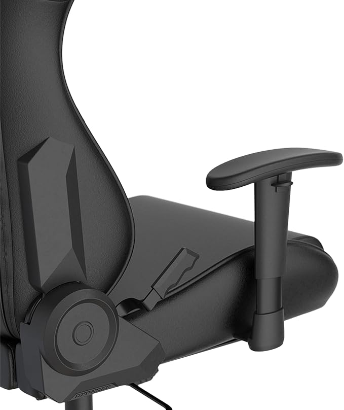 DXRacer Formula L Ergonomic Gaming Chair for Adults Reclining Video Office Computer Chair with Lumbar Support and Headrest Racing Style Height Adjustable (PVC Synthetic Leather Zero)