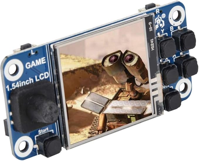 1.54in LCD Display Mini Game Console Screen Board Module for 2B/3B+/Zero W