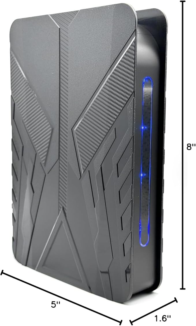 Avolusion PRO-T8 Series 8TB USB 3.0 External Gaming Hard Drive for PS5 Game Console (Black) (Renewed)