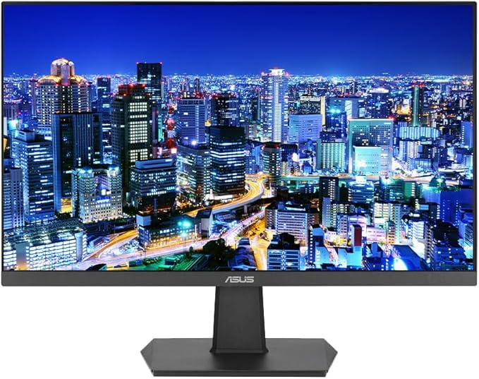 ASUS VA24EHF 24-inch 1920 x 1080 Full HD LED Backlit LCD Frameless Monitor 2-Pack Bundle with HDMI Adaptive-Sync Eye Care Low Blue Light 100Hz 1ms Smooth Motion
