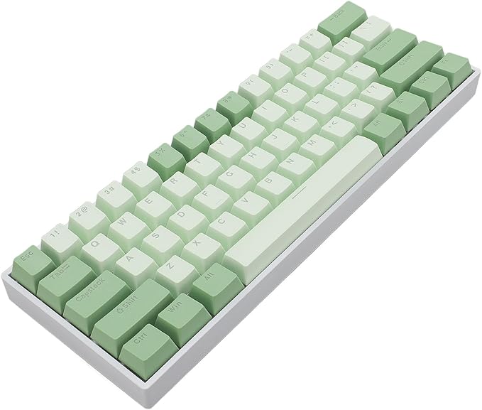 Zunate 60% Gaming Mechanical Keyboard Triple Mode BT5.0/2.4G Cordless/USB C Hot Swappable Mechanical Keyboard Red Switch 61 Key RGB Backlit Keyboard for Win 2000 ME