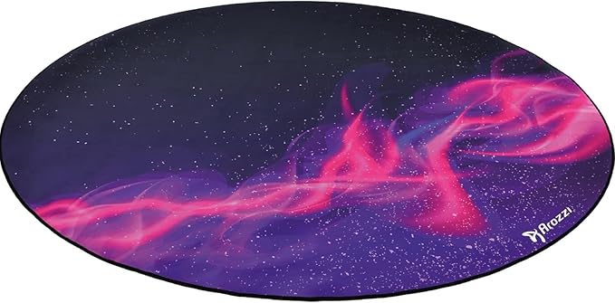 Arrozi Floor Mat Zona Microfiber Gaming Chair Floor Mat for Carpet Anti-Slip Noise Dampening FloorMat for Office Chair (Galaxy)