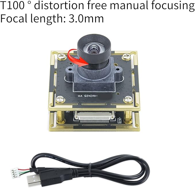 Fast Speed 30fps Auto Focused And Fixed Focused USB Camera 8MP 4K Resolution IMX2174 Sensoring For Industrial Application