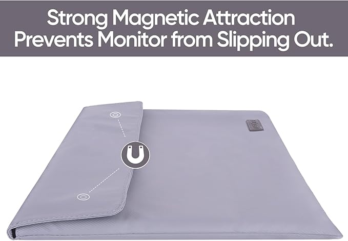 ARZOPA Portable Monitor &amp Sleeve16.1'' 144Hz 1080P FHD Laptop Monitor &amp PU Sleeve Bag Combination