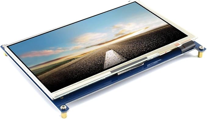 Waveshare 7 inch Capacitive Touch Screen IPS Display HDMI LCD Module 1024x600 Touchscreen for Raspberry Pi 4/3/2/1 Model B/B+/A+/BeagleBone Black/Banana Pi Windows 10/8.1/8/7