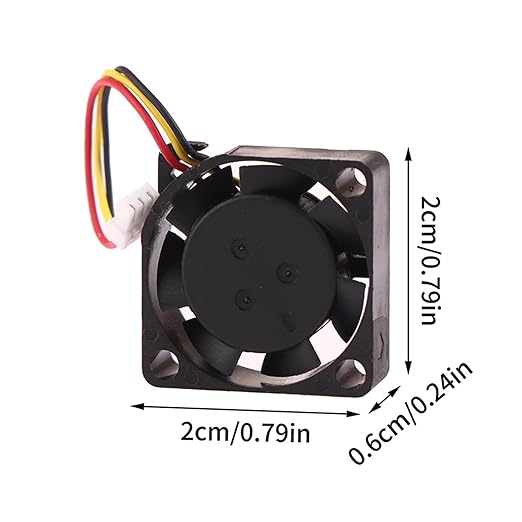 2006 5V 2CM 20MM Fan 20 * 20 * 6MM Cooling Fan Mini Laptop Cooling Fan Three-Wire Computer PC Fan Radiator