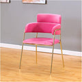 Adjustable Office Computer Chair with Armrest Living Room Chairs Dining Chair for Kitchen Home Furniture Sofa(Fuchsia)