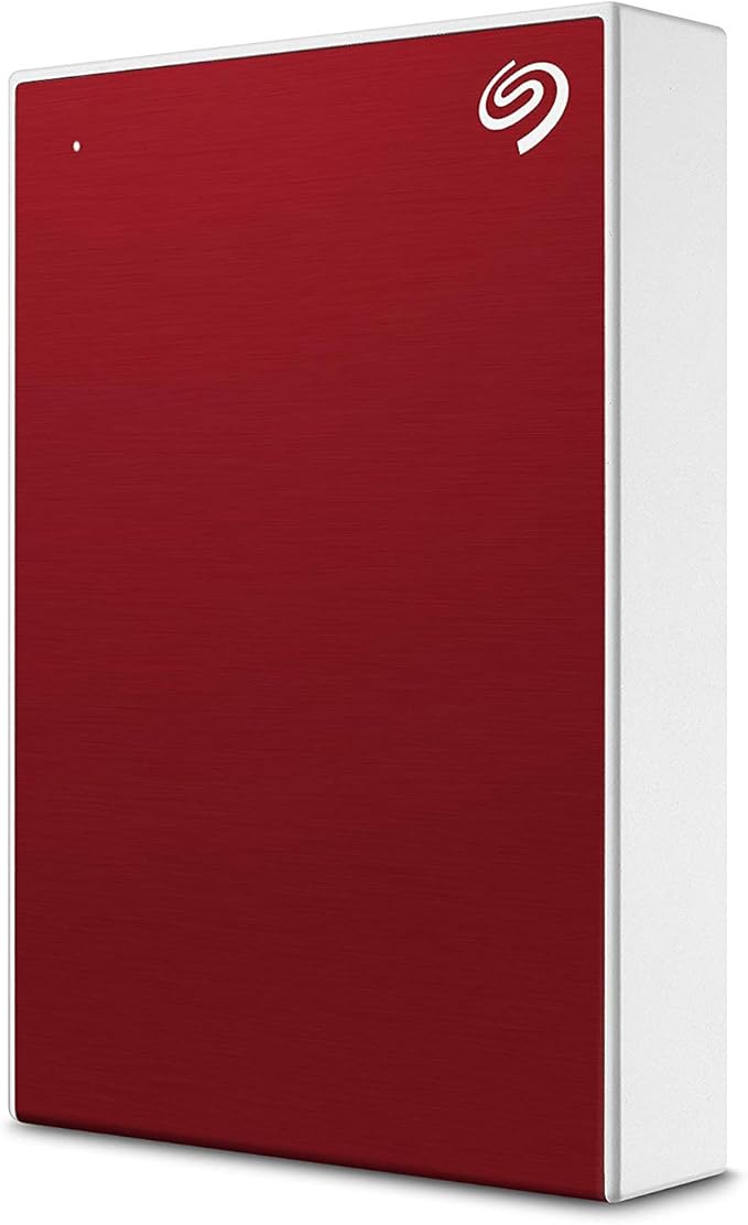 Seagate Backup Plus Portable 4TB External Hard Drive HDD – Red USB 3.0 for PC Laptop and Mac 1 year MylioCreate 2 Months Adobe CC Photography (STHP4000403)