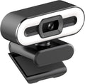 4K USB Plug and Play Webcam with Built in Microphone Lighting for Video Call Live Stream Conference Online Teaching