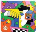 SteelSeries QcK Gaming Mouse Pad — Limited Edition Artist Collaboration — Roma Bib — Non-Slip Rubber Base — Peak Tracking and Stability — Optimized for Gaming Sensors