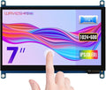 Waveshare 7inch QLED Quantum Dot Display Capacitive Touch Screen 1024×600 G+G Toughened Glass Panel Support Raspberry Pi 5/4B/3B/Zero/Zero W/Zero 2W/Pico/Pico W/Pico WH Jetson Nano/PC/Game Console