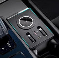 USB Hub for Volvo xc60 xc90 s90 v90 s60 v60 Retractable Hub Docking Station with Fast Charging Cable Multi Portfor Volvo Accessories Docking Station of Center Console (tuozhanwu-C)