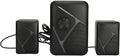 SUNGOOYUE 2.1 Channel USB Powered Gaming Desktop Speakers Subwoofer with RGB Lighting for Enhanced Bass and Immersive Gaming Experience Compatible with TV Computer Phone