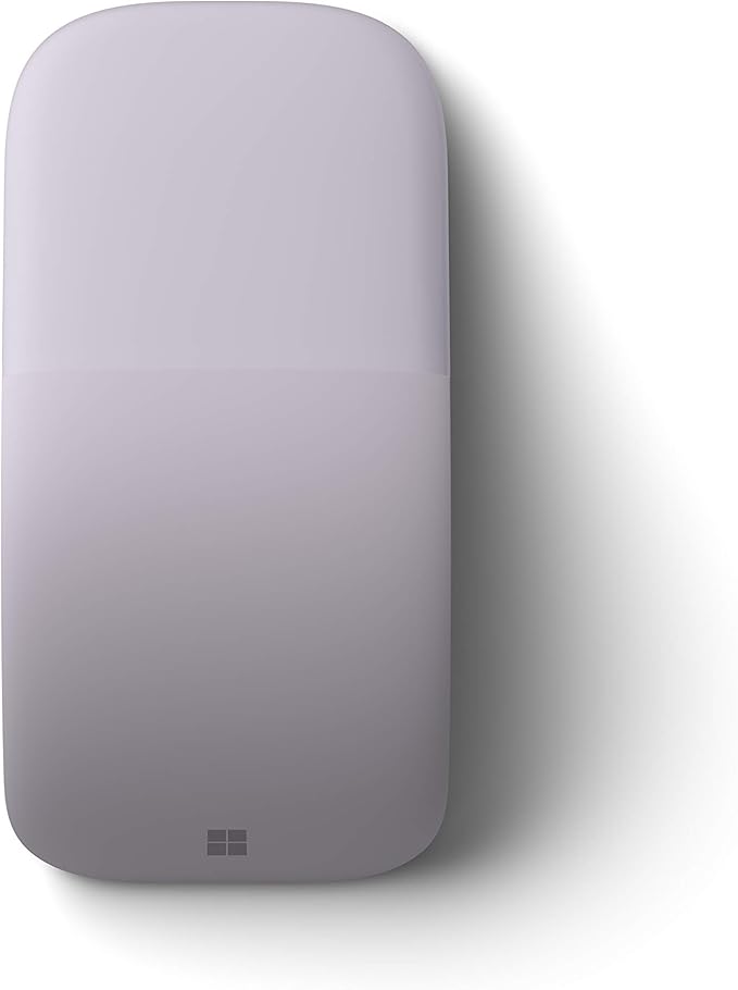 Microsoft ARC Mouse – Lilac .SleekErgonomic Design Ultra Slim and Lightweight Bluetooth Mouse for PC/LaptopDesktop Works with Windows/Mac Computers