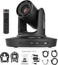 PERGEAR 4K Video Conference Camera NDI HX2 30x Hybrid Zoom &amp AI Auto Tracking Noise Cancelling Low-Light Optimized USB 3.0/HDMI/LAN for Zoom Teams Streaming Ideal for Classroom Live Studio