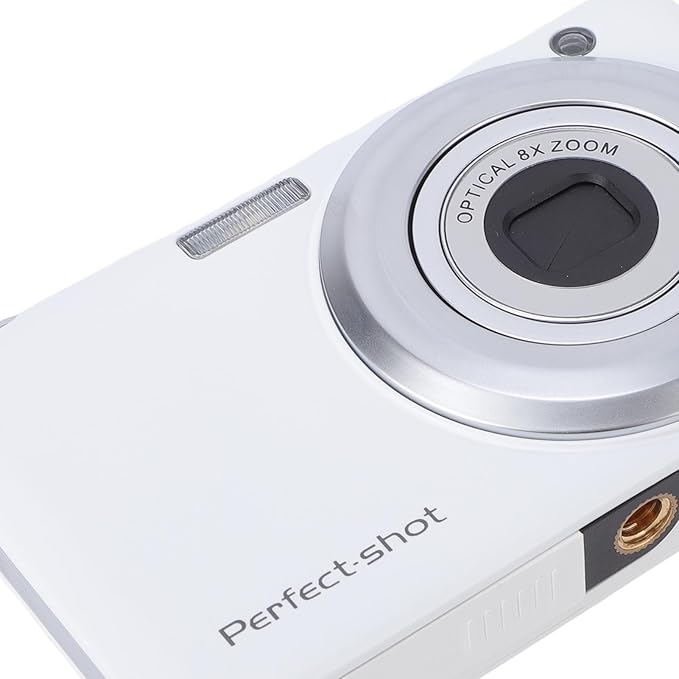 Jectse 8X Optical Zoom Vlog Camera 64MP 2.8 Inch Screen Face Recognition for Travel with 8X Optical Zoom Digital Camera 64MP 2.8 Inch Screen Face Recognition