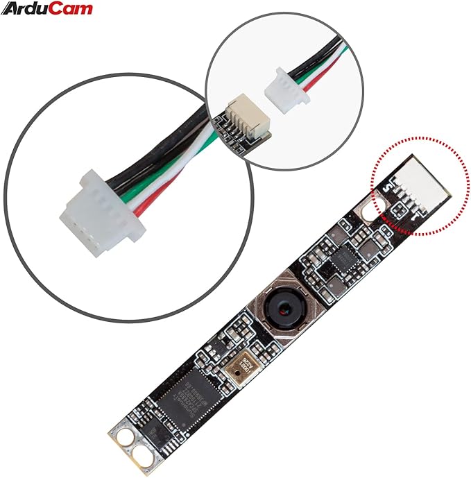 Arducam 8MP Autofocus USB Camera IMX179 Lightburn Camera with Microphone Ultra HD Embedded Webcam for PC and Raspberry Pi Compatible with Linux Windows and Mac OS