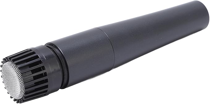 Cardioid Dynamic Microphone Designed with Shock Absorber Damping High Clarity Sound Stable Transfer Anti Interference for Active Speakers Mixers Amplifiers