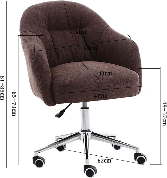 Gaming Chair Velvet Accent Chair Living Room 360 Degree Swivel Chair Velvet Home Office with Thick Sponge Cushion for Bedroom (Color : #8)