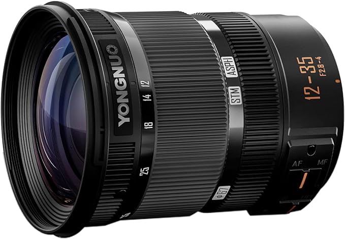 YONGNUO YN433 II 4K Live Streaming Camera w/ 12-35mm F2.8-4M Lens Interchangeable M43 Micro Four Thirds Support Android System for Panasonic LUMIX Professional Camera Lens