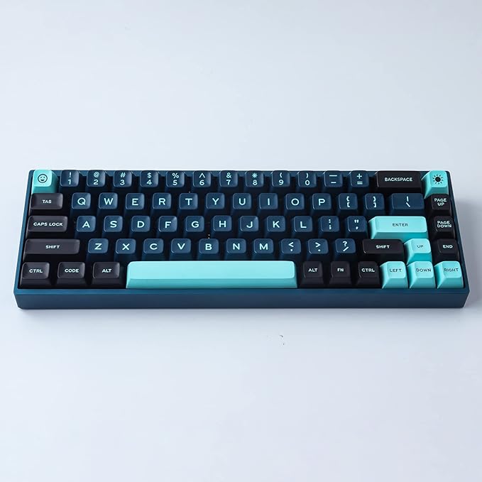 Hyekit Custom Keycaps - Doubleshot Keycaps Godzilla SA Profile 170 Key Set for Mechanical Keyboard US and UK Layouts 2.25u 2.75u 3u 6.25u 7u Spacebar(Monster)