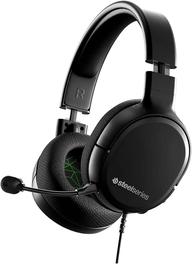 SteelSeries Arctis 1 Wired Gaming Headset – Detachable ClearCast Microphone – Lightweight Steel-Reinforced Headband – For Xbox PC PS5 PS4 Nintendo Switch Mobile