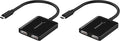 SABRENT USB Type C Dual HDMI Adapter [Supports Up to Two 4K 30Hz Monitors Compatible with Windows Systems Only] (DA-UCDH) (Pack of 2)