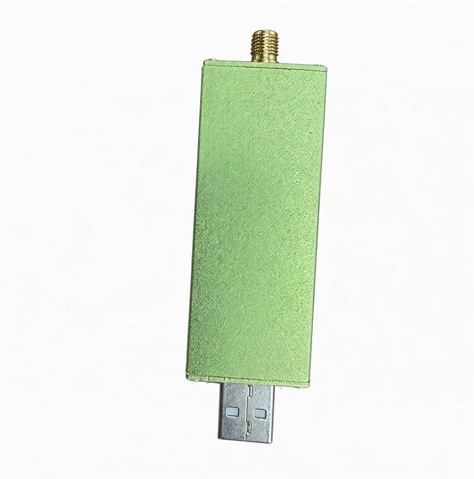 RTL-SDR RTL2832U R820T 1PPM TCXO HF BiasT SMA Software Defined Radio 25MHZ TO1760MHZ (Green)