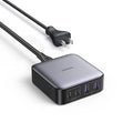 UGREEN Nexode 65W GaN USB C Charging Station 4-Port Desktop Charger with 2 USB-C and 2 USB-A for iPhone 17/16/15 Galaxy S25/S24 Ultra Pixel 10/9 iPad Pro MacBook Pro/Air Steam Deck
