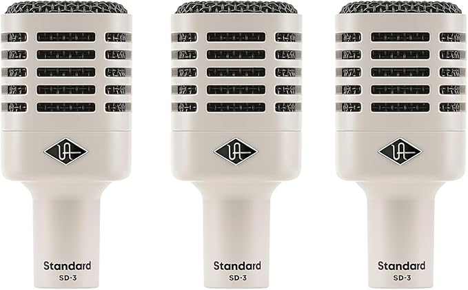 Universal Audio SD-3X3 Dynamic Microphone Bundle with XLR Cables